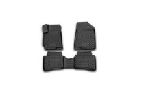 Hyundai Accent 2011–2017 3D gumijasti tepihi za notranjost (4 kos, Novline) SD/HB fotografija 1