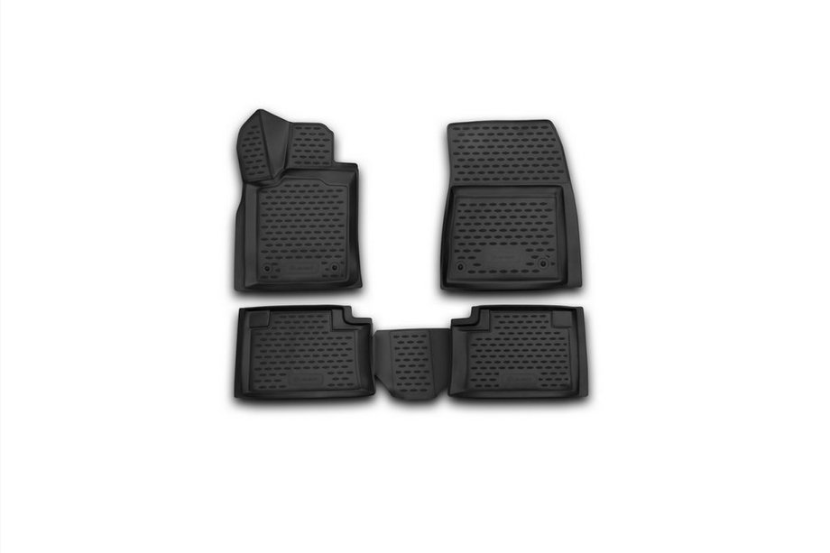 Jeep Grand Cherokee WK2 2010–2021 (2014↗) 3D gumijasti tepihi za notranjost (4 kos, Novline) Image