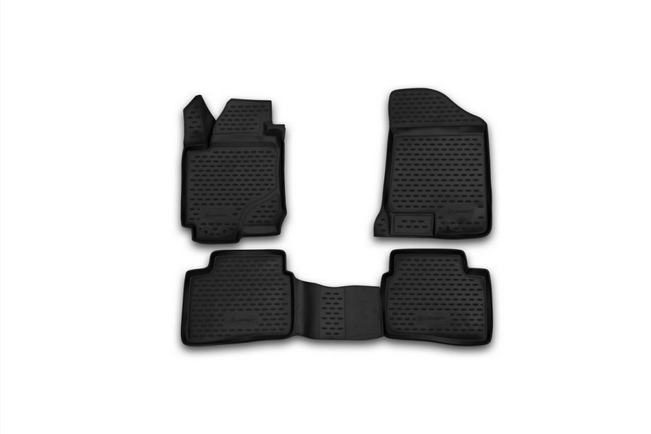 Kia Ceed 2007–2012 3D gumijasti tepihi za notranjost (4 kosi, Novline) Fotografija 1