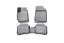 Kia Rio 2012–2017 Gumijasti 3D avtomobilski tepihi za notranjost (4 kos, Novline) (UB) fotografija 1