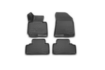 Kia Carens 2012– 3D gumijasti tepihi za notranjost (4 kosi, Novline) fotografija 1