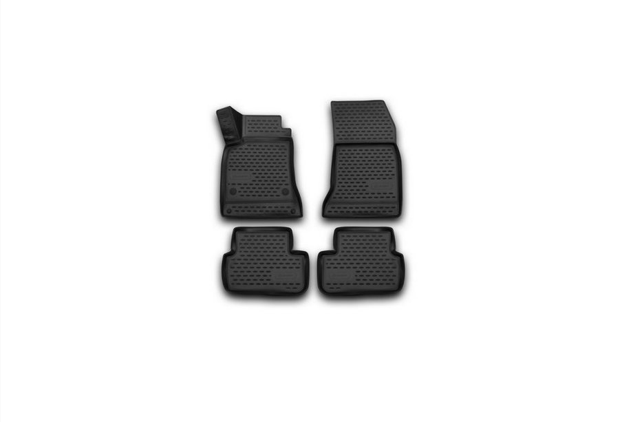 Mercedes GLA X156 2014–2019 Gumijasti tepihi za kabino (4 kosi, Novline) Image