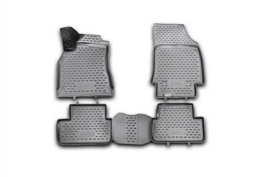 Renault Fluence 2009–2016 3D gumijasti tepihi za notranjost (4 kosi, Novline) Image
