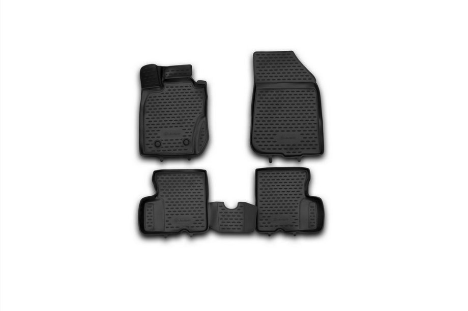 Renault Duster 2008–2017 (2011-2015) 3D gumijasti tepihi za notranjost (4 kos, Novline) 4WD Image