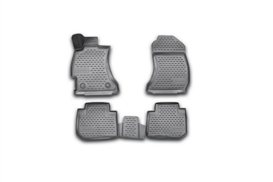 Subaru Forester 2013–2018 3D gumijasti tepihi za notranjost (4 kosi, Novline) Image
