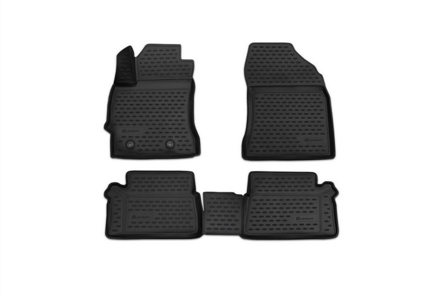 Toyota Auris 2012–2018 3D gumijasti tepihi za notranjost (4 kosi, Novline) Image