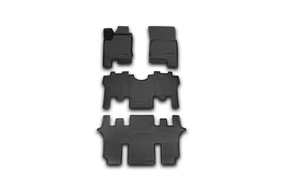 Ssang Yong Stavic 2012–2019 3D gumijasti tepihi za notranjost (4 kosi, Novline) Image