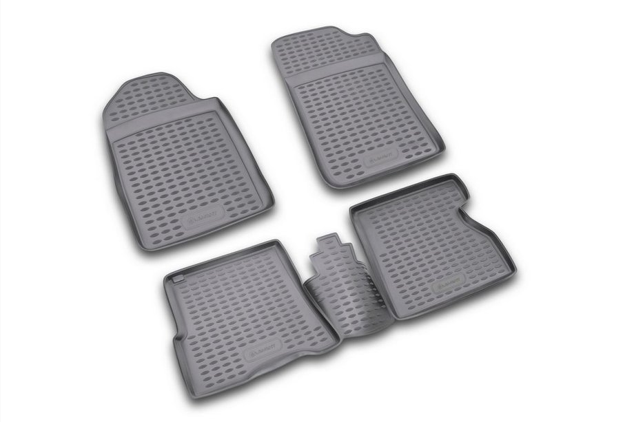 Renault Kangoo 1998–2008 Gumijasti tepihi za kabino (4 kosi, Novline) Image