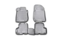 Renault Logan I 2005–2008 Gumijasti tepihi za kabino (4 kosi, Novline) fotografija 1