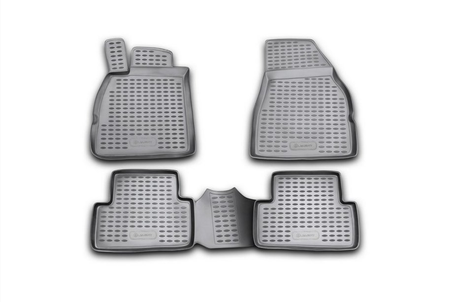 Renault Megane II 2004–2009 Gumijasti tepihi za kabino (4 kosi, Novline) Image