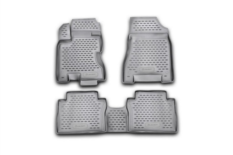 Renault Koleos 2008–2016 Gumijasti tepihi za kabino (3 kosi, Novline) Image