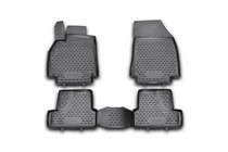Renault Megane III 2009–2016 Gumijasti tepihi za kabino (4 kosi, Novline) fotografija 1
