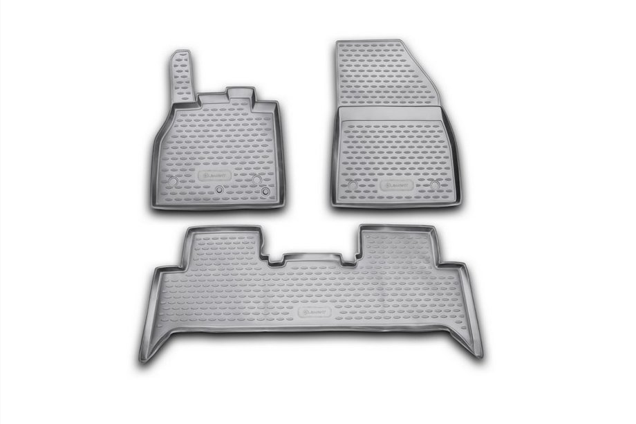 Renault Scenic/Grand 2009–2016 Gumijasti tepihi za kabino (3 kosi, Novline) Image
