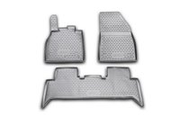 Renault Scenic/Grand 2009–2016 Gumijasti tepihi za kabino (3 kosi, Novline) fotografija 1
