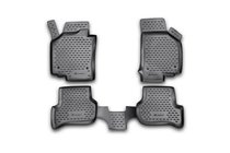 Seat Leon 2005–2012 Gumijasti tepihi za kabino (4 kosi, Novline) fotografija 1