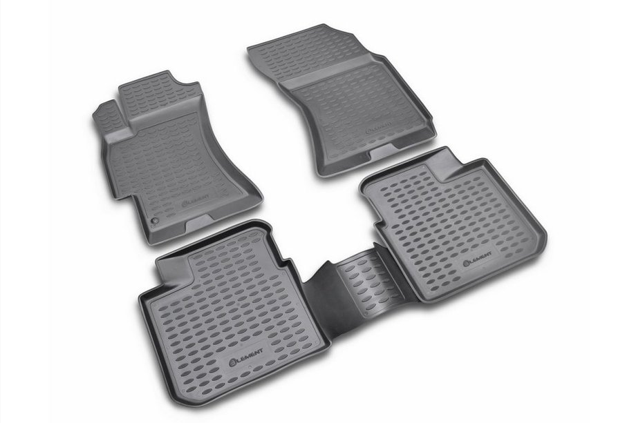 Subaru Outback 2005–2009 Gumijasti tepihi za kabino (4 kosi, Novline) Image