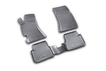 Subaru Impreza 2007–2011 Gumijasti tepihi za kabino (4 kosi, Novline) fotografija 1