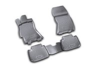 Subaru Legacy 2009–2014 Gumijasti tepihi za kabino (4 kosi, Novline) fotografija 1