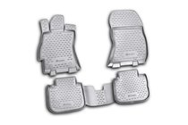 Subaru Outback 2009–2014 Gumijasti tepihi za kabino (4 kosi, Novline) fotografija 1