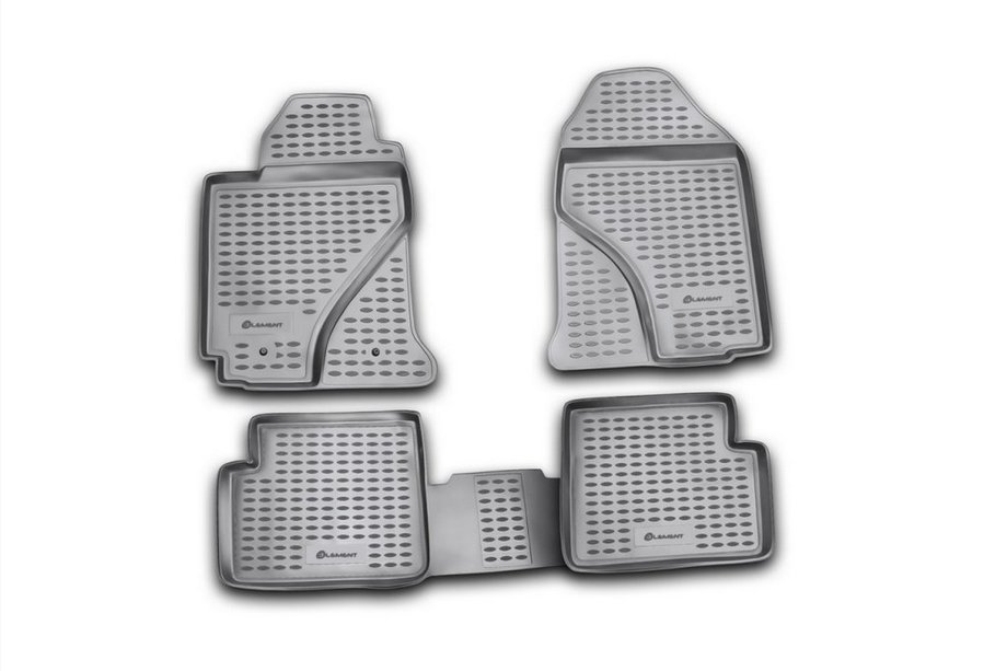 Toyota Corolla 2002–2007 Gumijasti tepihi za kabino (4 kosi, Novline) Image