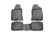 Toyota Avensis 2003–2009 Gumijasti tepihi za kabino (4 kosi, Novline) fotografija 1