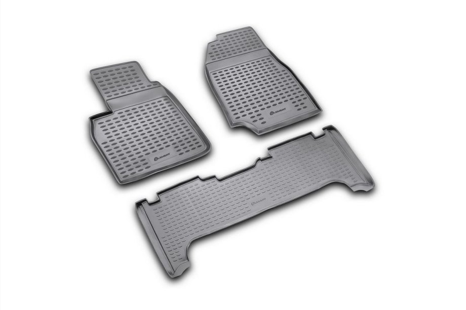 Toyota Land Cruiser 100 1998–2007 Gumijasti tepihi za kabino (3 kosi, Novline) Image