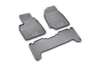 Toyota Land Cruiser 100 1998–2007 Gumijasti tepihi za kabino (3 kosi, Novline) fotografija 1