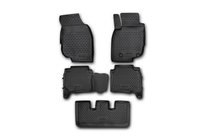 Toyota Fortuner 2006–2015 (2013-2017) Gumijasti tepihi za notranjost (5 kos, Novline) Л. Н. fotografija 1
