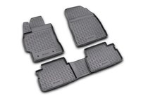 Toyota Auris 2007–2012 Gumijasti tepihi za kabino (4 kosi, Novline) fotografija 1