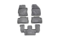 Toyota Verso 2009–2018 (2009-2013) Gumijasti tepihi za kabino (3 vrste) (5 kos, Novline) Različica 1 fotografija 1
