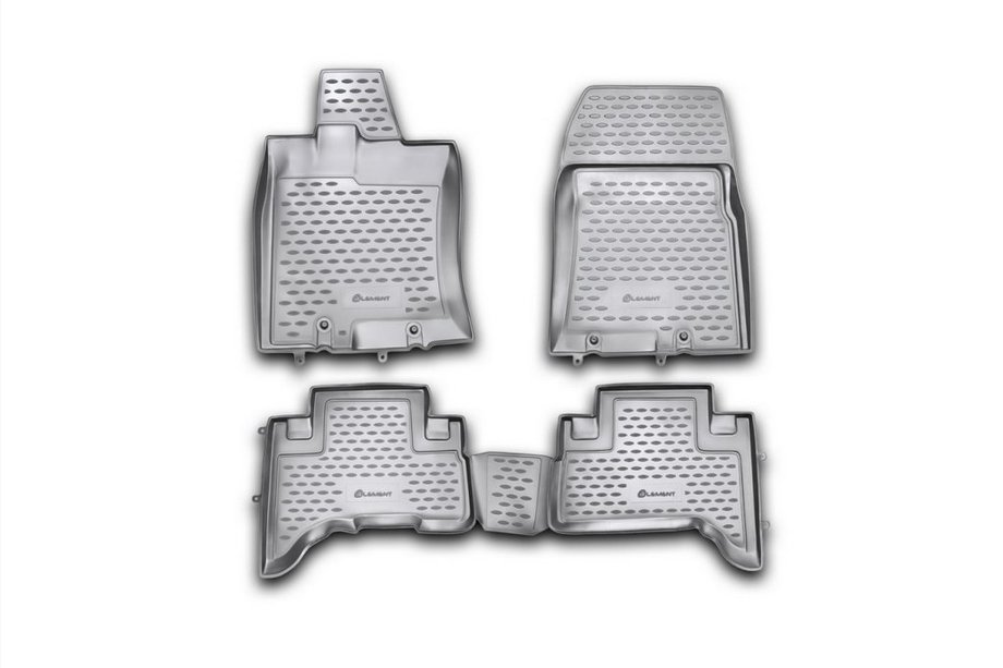Toyota FJ Cruiser 2006–2022 Gumijasti tepihi za kabino (4 kosi, Novline) Image