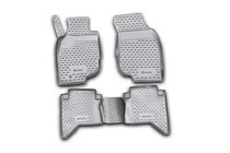 Toyota Hilux 2006–2015 (2008↗) Gumijasti tepihi za notranjost (4 kosi, Novline) fotografija 1