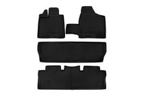 Toyota Sienna 2010–2020 Gumijasti tepihi za kabino (4 kosi, Novline) fotografija 1