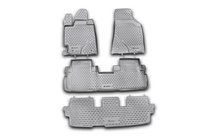 Toyota Highlander 2008–2013 Gumijasti tepihi za kabino (4 kosi, Novline) fotografija 1