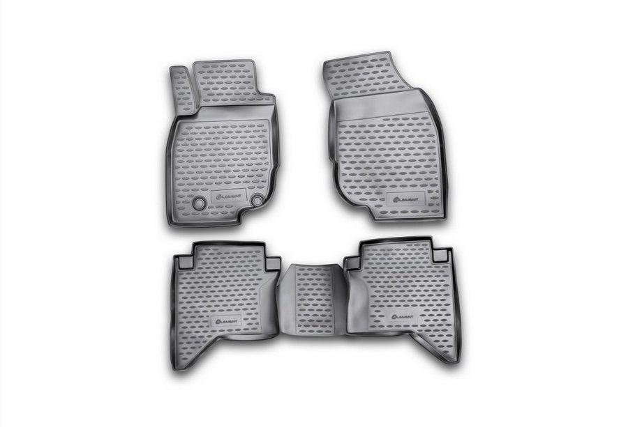 Toyota Hilux 2006–2015 (2011-2015) Gumijasti tepihi za kabino (4 kosi, Novline) Image