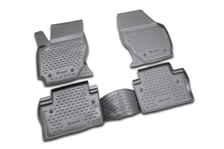 Volvo XC70 2007–2013 Gumijasti tepihi za kabino (4 kosi, Novline) Image