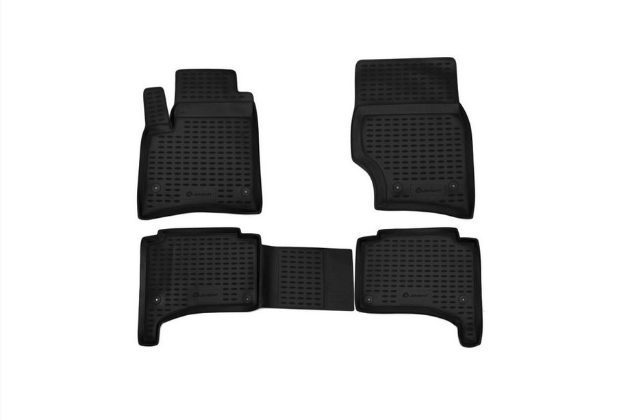Volkswagen Touareg 2002–2010 Gumijasti tepihi za kabino (4 kosi, Novline) Image