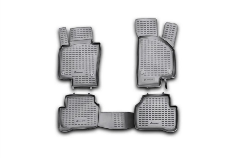 Volkswagen Passat B6 2006–2012 Gumijasti tepihi za kabino (4 kosi, Novline) Image