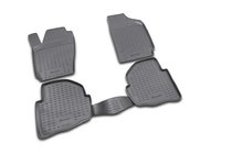 Volkswagen Polo 2001–2009 Gumijasti tepihi za kabino (4 kosi, Novline) fotografija 1