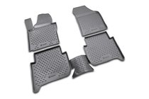 Volkswagen Touran 2003–2010 Gumijasti talni tepihi za kabino (4 kosi, Novline) 5 sedežev fotografija 1