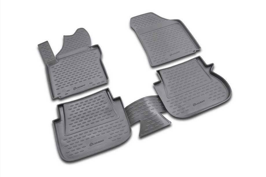 Volkswagen Caddy 2004–2010 Gumijasti tepihi za notranjost (4 kosi, Novline, 1 drsni) Image