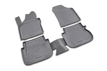 Volkswagen Caddy 2004–2010 Gumijasti tepihi za notranjost (4 kosi, Novline, 1 drsni) fotografija 1