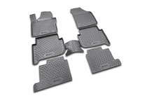 Volkswagen Touran 2003–2010 Gumijaste preproge za notranjost (6 kos, Novline) 7 sedežev fotografija 1