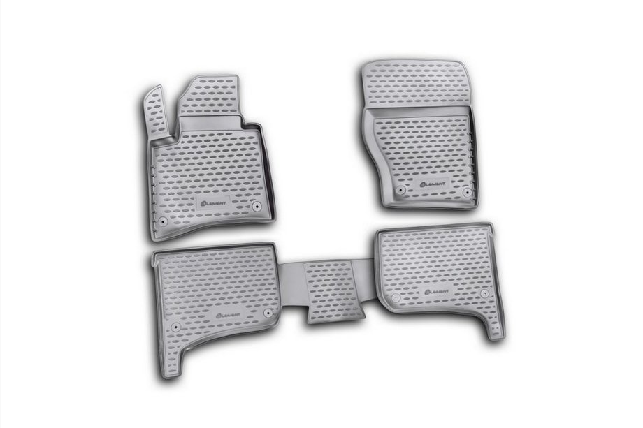 Volkswagen Touareg 2010–2018 Gumijasti tepihi za kabino (4 kosi, Novline) Image