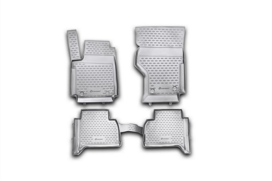 Volkswagen Amarok 2010–2022 Gumijasti tepihi za kabino (4 kosi, Novline) Image