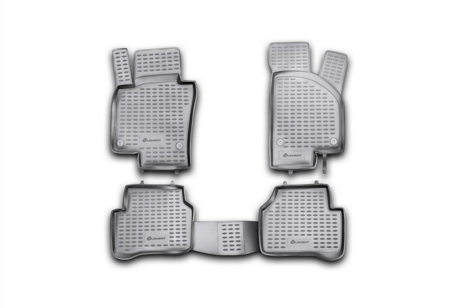 Volkswagen Passat B7 2012–2015 Gumijasti tepihi za kabino (4 kosi, Novline) Image