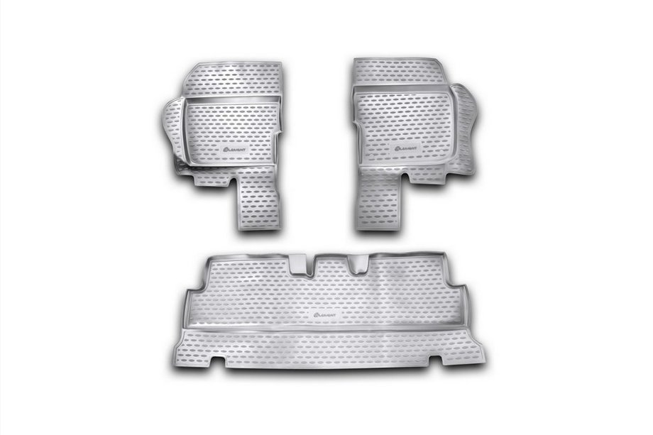 UAZ 3151 1985–2003 (Hunter) Gumijasti avto tepihi za kabino (3 kosi, Novline) Image