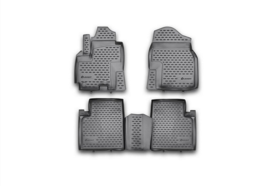 Lifan X60 2011– Gumijasti tepihi za kabino (4 kosi, Novline) Image