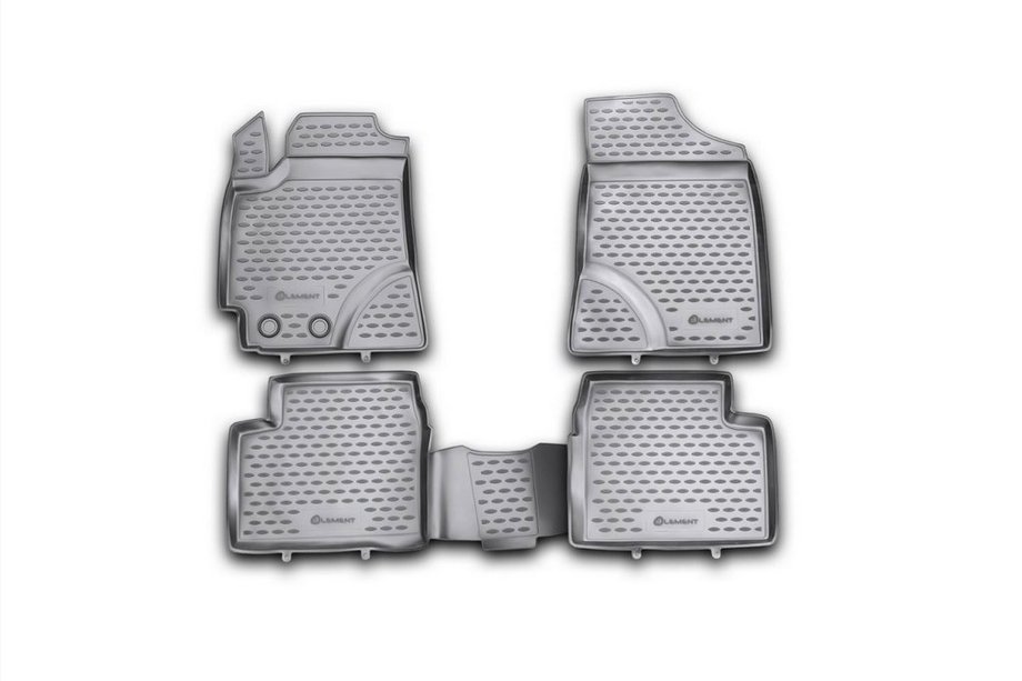 Geely Emgrand EC7 2009– Gumijasti tepihi za kabino (4 kosi, Novline) Image