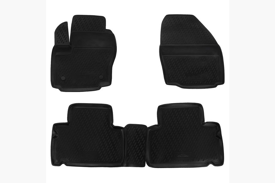 Ford S-Max 2007–2014 Gumijasti tepihi za kabino (4 kosi, Novline) Image